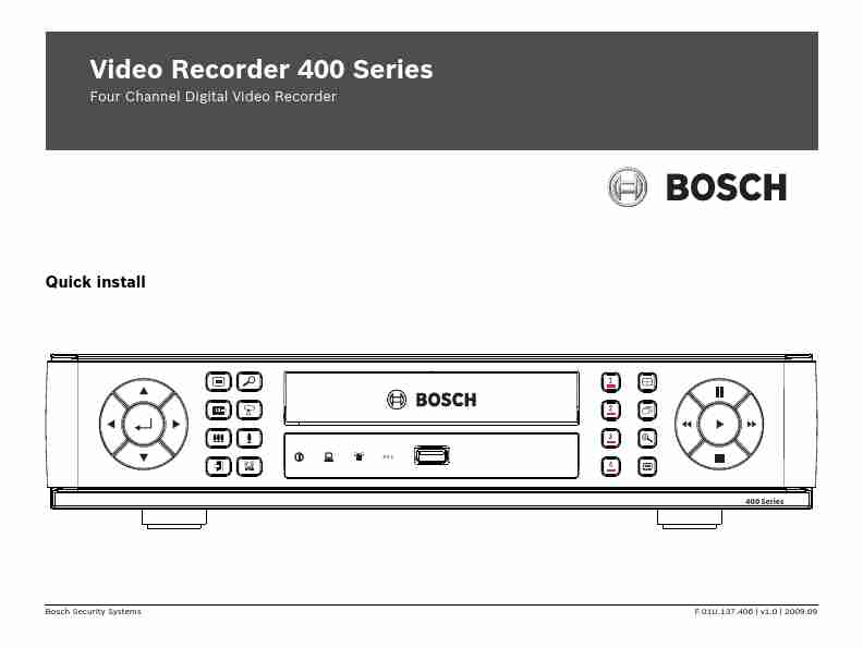 Bosch Appliances DVR 400-page_pdf